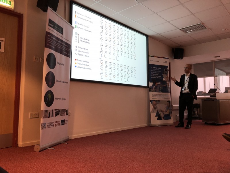 Person presenting at talk