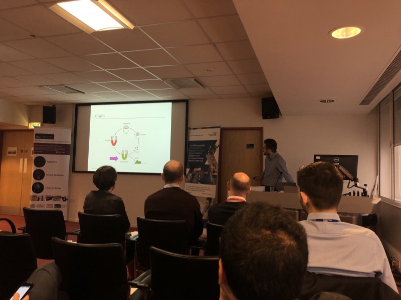 Person presenting at talk
