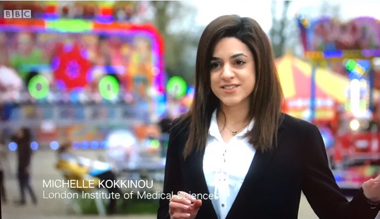 Michelle Kokkinou on BBC for a interview